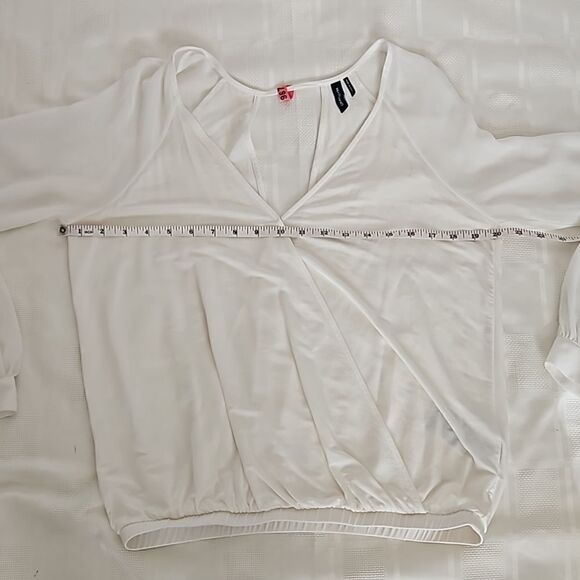 Marciano Women's Puff Sleeves With Elastic Waistband Size Small Off White - Picture 9 of 16